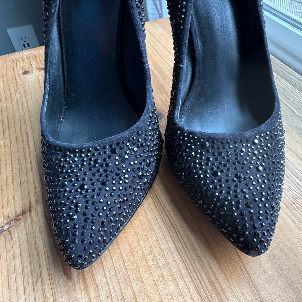 REISS Women’s Black High Heels Shoes 40 9 9.5 - Picture 5 of 8